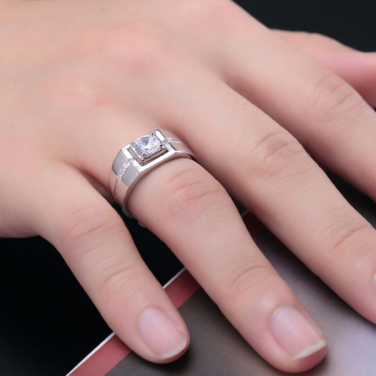 MEN'S STERLING SILVER RING