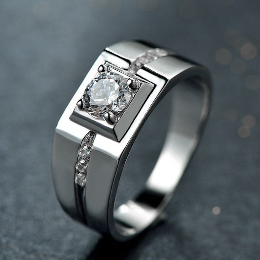 MEN'S STERLING SILVER RING